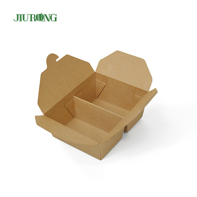 Recipiente de papel biodegradável embalagem para viagem 1480ml para charcutaria