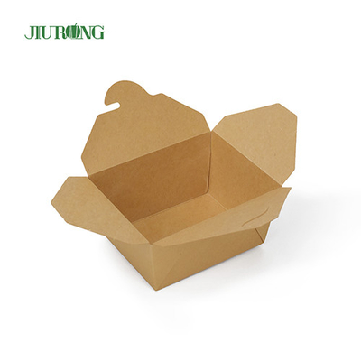 Recipientes de papel biodegradável descartável ODM para retirar alimentos anti-água