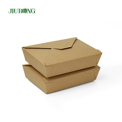 Embalagem de papel biodegradável Kraft BOPS HIPS Sushi Embalagem para viagem