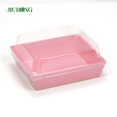 F Flute Recipiente de Papel Biodegradável 140mm Comprimento Para Fast Food Shop