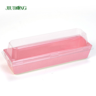 F Flute Recipiente de Papel Biodegradável 140mm Comprimento Para Fast Food Shop