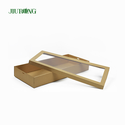 Recipientes para viagem biodegradáveis ​​ecologicamente corretos 150mm papel ondulado
