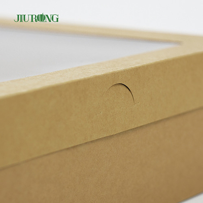 Recipientes para viagem biodegradáveis ​​ecologicamente corretos 150mm papel ondulado