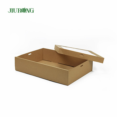 Caixas de embalagem ecológicas com revestimento UV para viagem Recipiente de lanche de 1200 ml