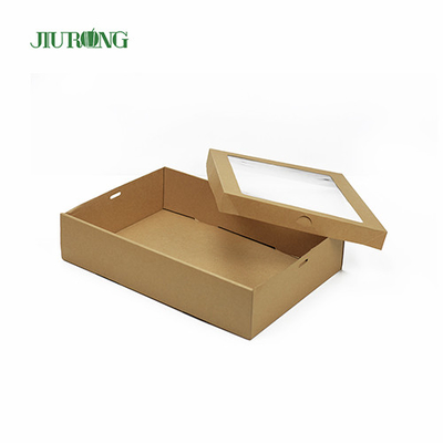 Caixas de embalagem ecológicas com revestimento UV para viagem Recipiente de lanche de 1200 ml