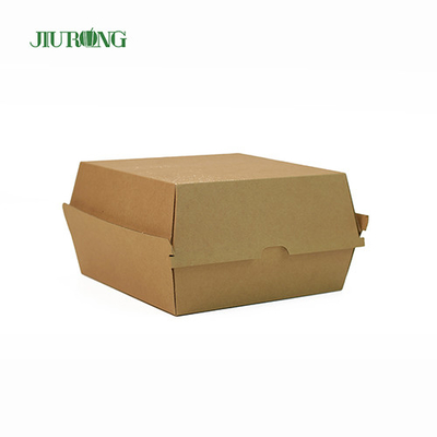 Embalagem ecológica para viagem de uma única língua papel kraft reciclado 1600 ml