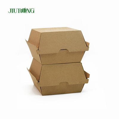 Embalagens ecológicas biodegradáveis ​​para viagem 500 ml bandeja de barco de papel