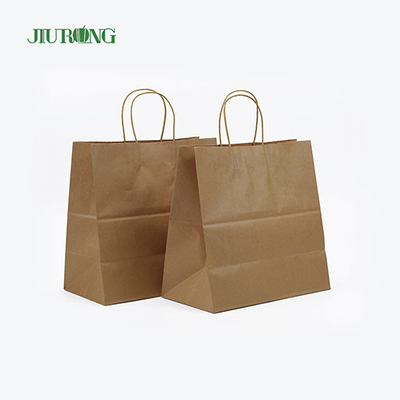 Saco de papel biodegradável Take Away SOS Kraft Reciclável BSCI aprovado