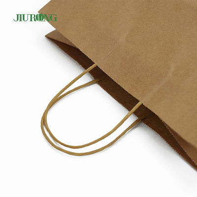Manuseie sacos biodegradáveis ​​de papel reciclado à prova de graxa ISO9001 aprovado