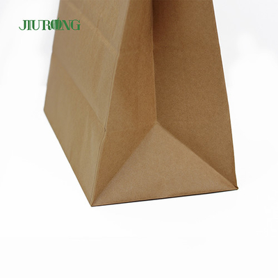 Manuseie sacos biodegradáveis ​​de papel reciclado à prova de graxa ISO9001 aprovado