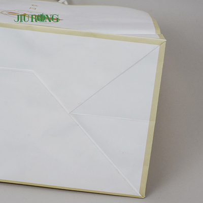 Saco de papel biodegradável para presente ecológico 350mm com alça de pão