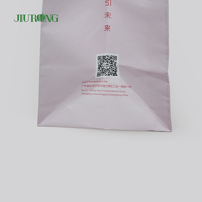Saco de papel biodegradável com logotipo personalizado Sacos de jornal ecologicamente corretos 305 mm de altura