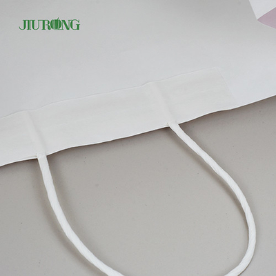 Saco de papel biodegradável com logotipo personalizado Sacos de jornal ecologicamente corretos 305 mm de altura