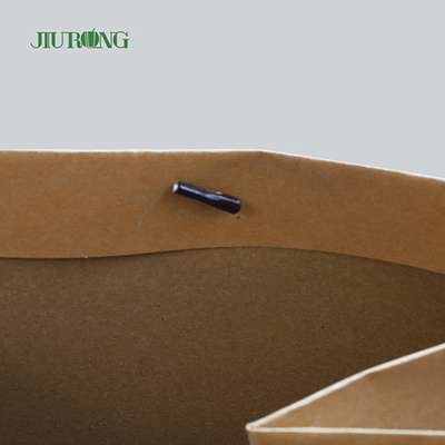 Saco de papel biodegradável para viagem 320 mm de altura Sacos Kraft ecologicamente corretos
