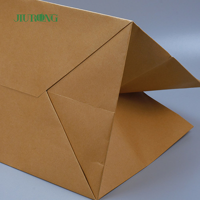 Saco de papel biodegradável para viagem 320 mm de altura Sacos Kraft ecologicamente corretos