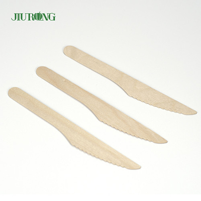 Conjunto de talheres descartáveis ​​de bambu, talheres de madeira, garfo, 95 mm