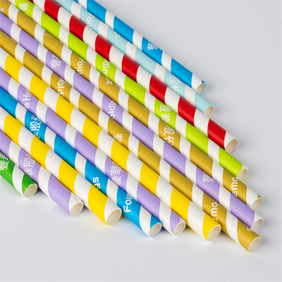 Papel 5mm biodegradável liso Straw Eco Friendly