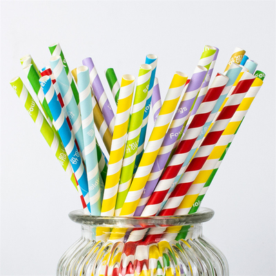 Papel 5mm biodegradável liso Straw Eco Friendly