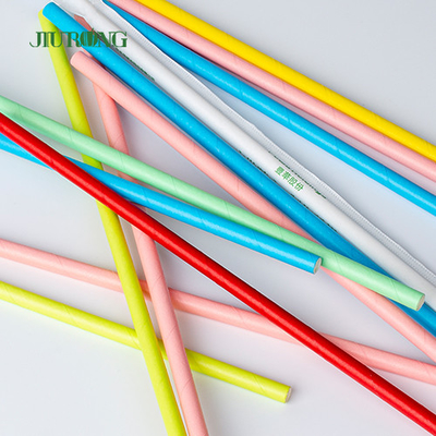Papel biodegradável feito sob encomenda Straw For Coffee Drink Bendable 150mm