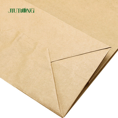 O punho liso leva embora o saco de papel branco de Kraft com Logo Print