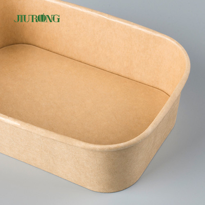 A única parede leva embora a bacia de salada do papel de embalagem de recipiente de alimento que empacota com tampa do ANIMAL DE ESTIMAÇÃO