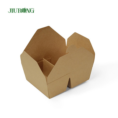 Recipiente de papel biodegradável embalagem para viagem 1480ml para charcutaria