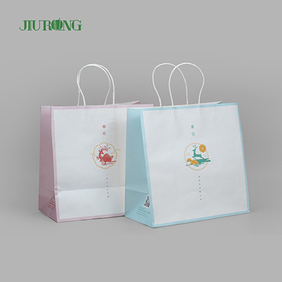 ODM amigável de Eco dos sacos de papel biodegradáveis afastados feitos sob encomenda do SOS Brown